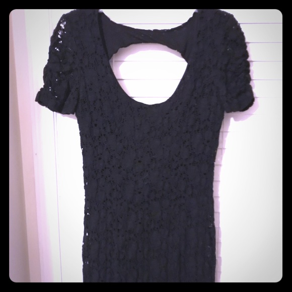 Black Mini Dress - Picture 1 of 3